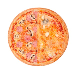 Пицца "4 сыра" + пицца "Ветчина-грибы" (30см)